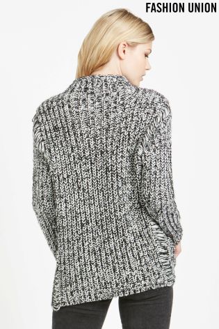 Fashion Union Textured Jumper